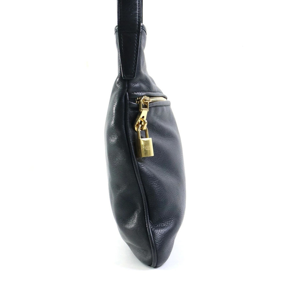 Loewe Bag Shoulder Black Leather Crossbody Black